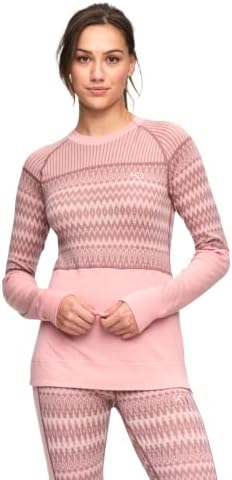 Kari traa silja ženski dugi rukav baselara gornji dio- merino vuna pletena ugrađena termička košulja
