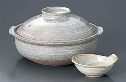 Četkica Bancoyaki za 3-4 osobe 10.8inch japanski topli lonac i mala zdjela keramika napravljena u Japanu
