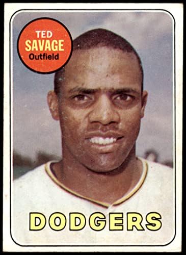 1969. Topps 471 Yn Ted Savage Los Angeles Dodgers VG Dodgers