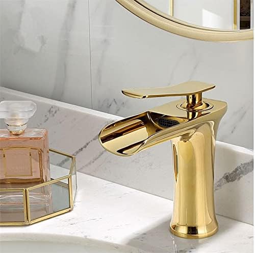 Slavina iz bazena zlatni vodopad slavina mesinga kupaonica slavina kupaonice slavina slavina vruće i hladno bijelo sudoper slavina