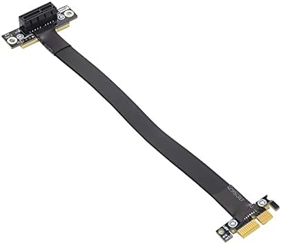 Konektori zaštićeni PCI Express 3,0 x1 RISER RIPBON CABLE PCI -E 1x BTC kabel za proširenje rudarstva 90/180/270 stupnjeva kutni 3,0