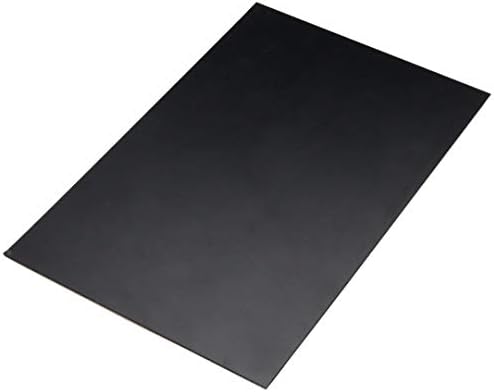 Dijelovi alata 1pcs Crni izdržljivi ABS stiren plastična ploča s ravnom listom 1 mm x 200 mm x 300 mm za industrijske komponente