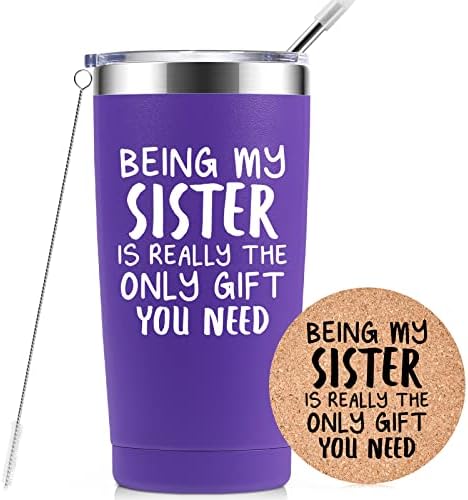 Sestrinski pokloni od sestre, brat- Pokloni za sestru- biti moja sestra jedini je dar koji vam treba- rođendanski božićni prijateljski