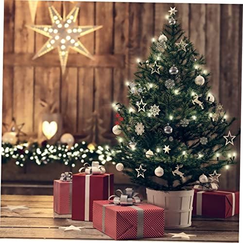 Inoomp 10pcs simulirani listovi Umjetni listovi dekor ručni dekor dekor božićno drvce ukras božićni sprej odabire božićno drvce viseći