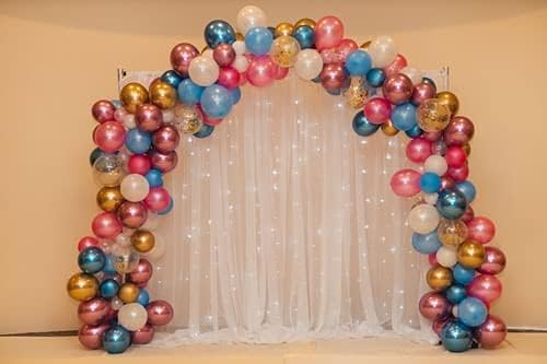 32 metra balonski luk Strip Balloon Garland Holder komplet 200 naljepnica za ljepilo točke s balonom i 2 PCS Alat za vjenčanje rođendanski