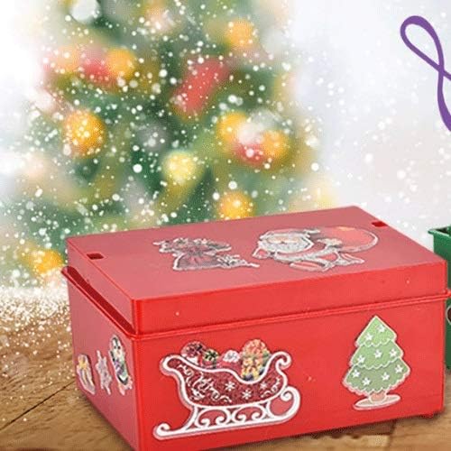 Mxiaoxia božićni ukras Šarena užarena elektronička glazbena kutija Old Man Music Box