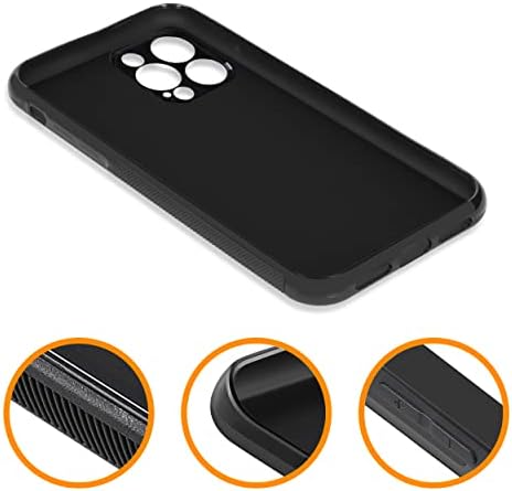 Mumbi futrola kompatibilna s kućištem iPhone 13 Pro Mobile telefona Double Grip Black