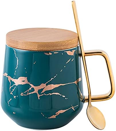 Jusalpha Golden Hand Print šalica za kavu s poklopcem/šalicom čaja/šalica za vodu/poklon fdmug02…