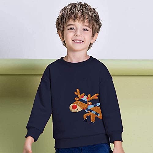 EULLA Mali dječaci djevojčice dukserij mališana božićna odjeća za bebe pulover pulover za dječake za dječake 1-7 godina ...