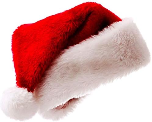 Božićni ukrasi _ Plus dolje šešir Kratki baršunasti šešir za zabavu za povećanje zadebljanja božićnog šešira