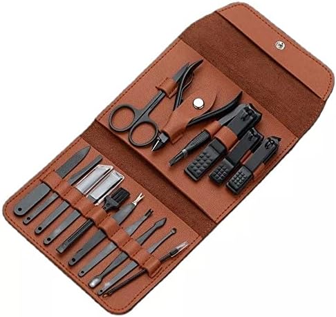 Lysldh manikura Set 16p Professional Cutter noktiju Sciossors Pedikura Kit Clipper Tools Nippers Trimer Cutte