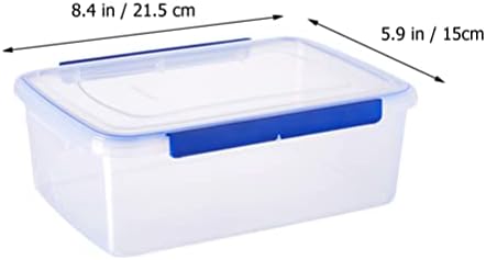 Kontejneri za skladištenje hemoton hrane Zračni poklopac: Bento kutija za ručak 5pcs zamrzivač plastični spremnik 1. 5L 3L 5L 9L 11L