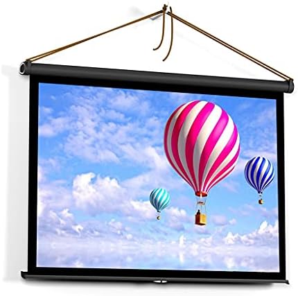 LMMDDP zaslon projektora 50 -inčni izvlačenje preklopnog projiciranja zaslona kućno kino za DLP projektor Handheld Projector 4: 3