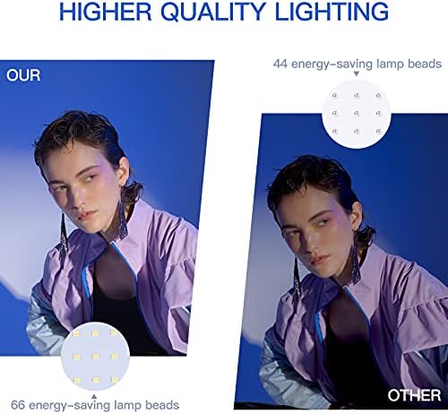 Set LED video svjetla, 2pcs podesivo kontinuirano prijenosno svjetlo za fotografiranje s podesivim postoljem za stativ i filtrima u