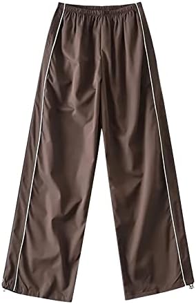 Miashui ženske hlače povremene hlače žene labave teretne hlače retro multi džepni niski struk labave hlače za žene