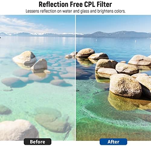 Komplet filtera za objektiv NEEWER 49mm ND: UV, CPL, FLD ND2, ND4, ND8, poklopac i poklopac za objektiv Kompatibilan s digitalnim slr