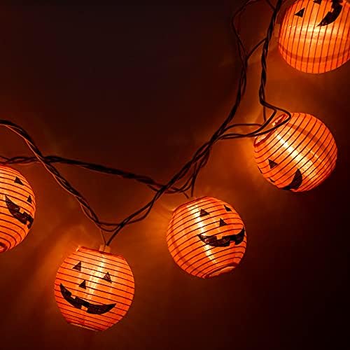 Pallerina pumpkin Lantern 8,5ft bundeva Stranica s 10 svjetiljki za bundeve, Halloween fenjer za praznične ukrase, jack o lampionske
