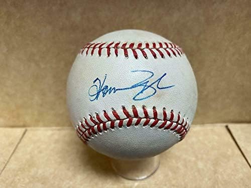 Homer Bush New York Yankees potpisao je Autografirani A.L. Bejzbol w/coa - autogramirani bejzbol