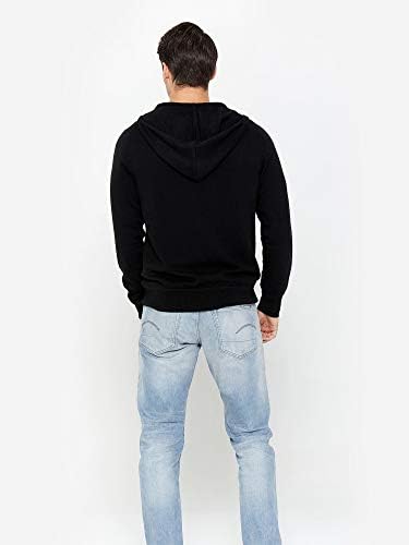 Državni kašmir muški puni zip up hoodie čista modna dukserica dugih rukava s džepovima