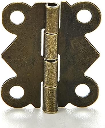 10pcs Mini leptir za vrata ormara za ladica za nakit Kutija Namještaj za zglob 20 mm x17mm -