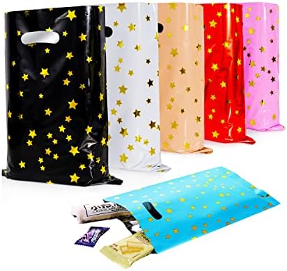 _ Svijetle šarene plastične vrećice za zabave za djecu, vrećice za rođendanske poklone za djecu