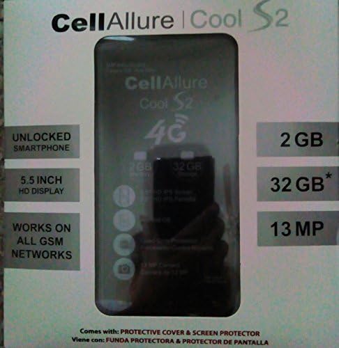Cellallure Cool S2 Black 5,5 HD zaslon otključan GSM