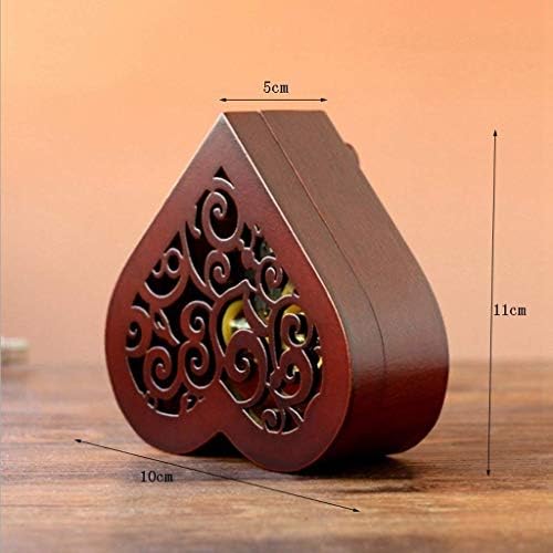 Shypt Music Box-Antique ugravirana drvena muzička kutija, preko dugine glazbene kutije, s pokretom zlata u, u obliku srca, u obliku