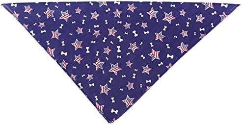 1PC američka nacionalna zastava tiskana psa Bib udobna pseća trokutasta zavoja šal šarf ogrlica za kućne ljubimce slatka psa pribor