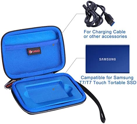 Zaštitna torbica XANAD za Samsung T7/ T7 Touch Prijenosni SSD disk 1 TB, 2 TB 500 GB USB 3.2 vanjski statički disk