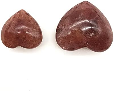 Zym116 1pc Prirodno crvene jagode srce Ljubav u obliku kvarca kristala Reiki Healing Stone Diy prirodno kamenje i minerali domaćinstva