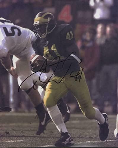 Tommie Hendricks Michigan Wolverines potpisan 8x10 fotografija w/coa - Fotografije s automatskim fakultetima
