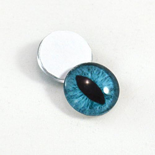 16 mm staklene mačje oči ili zmajevi oči kabohone za fantasy art lul taxidermy skulpture ili nakit za izradu zanata set od 2