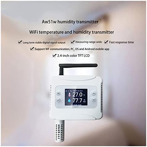 Gidoke AW5145W daljinska temperatura i vlaga odašiljač bežični wifi praćenje u stvarnom vremenu s digitalnim zaslonom