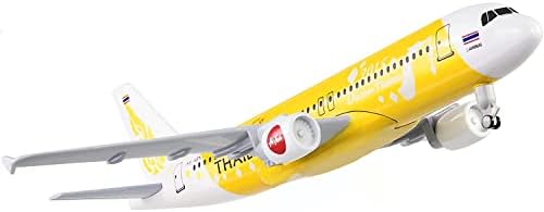 Natefemin Alloy Tajland A320 Airplane Model Aircraft Model 1: 400 Model Simulacije znanstvene izložbe Model modela prikaza modela