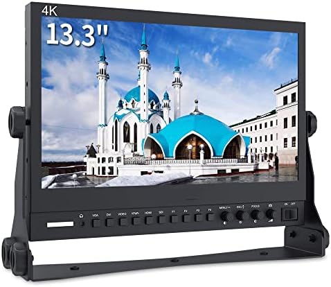 FEELWORLD 4K133-9HSD Camera Monitor Pro je Broadcast 13,34K Ultra HD 1920x1080 Terenska video LCD IPS zaslon s visokim omjerom kontrasta