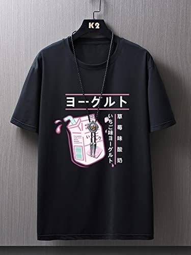 Okasen muške majice muškarci japansko pismo grafički kap majice majice za muškarce za muškarce