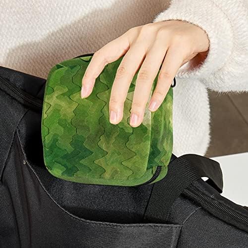 Torba Oryuekan, torba sanitarne salvete, torba sa sanitarnim jastučićima za žensko jastučiće za djevojčice žene dame, kamuflažna zelena