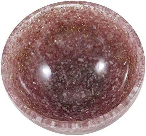 Harmonizirajte lepidolitne ukrasne zdjele za dekor doma ručno izrađene reiki kristalne draguljske zdjele