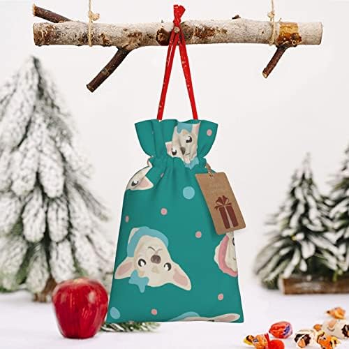 Kravate božićne poklon vrećice s mašnom-za pse pasmine Chihuahua poklon vrećice za pakiranje božićnih poklona vrećice srednje veličine