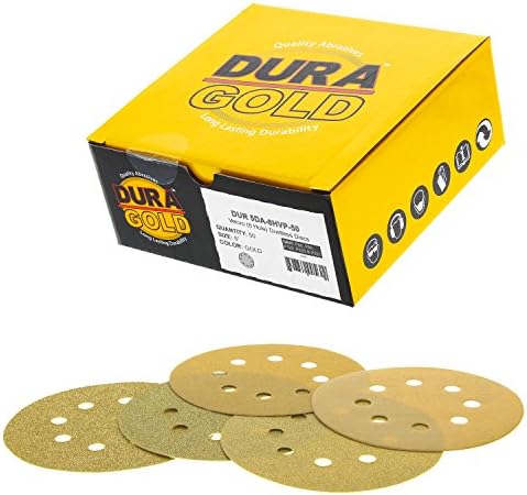 Dura -Gold Premium - Variety Pack - 5 Zlatni diskovi za brušenje i Dura -Gold - čiste zlatne superiorne krpe - krpe