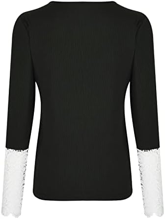 Trebin Womens majica, ženska modna mala kapuljača opuštena s čvrstom bluzom u boji dugih rukava