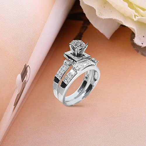 Vjenčani i zaručnički prstenovi prsten ružičasti prsten Valentinovo modno kreativni ringringcan luksuzni prsten