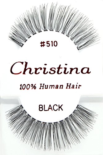 6x trepavica - 510 Christina ljudska kosa lažne trepavice