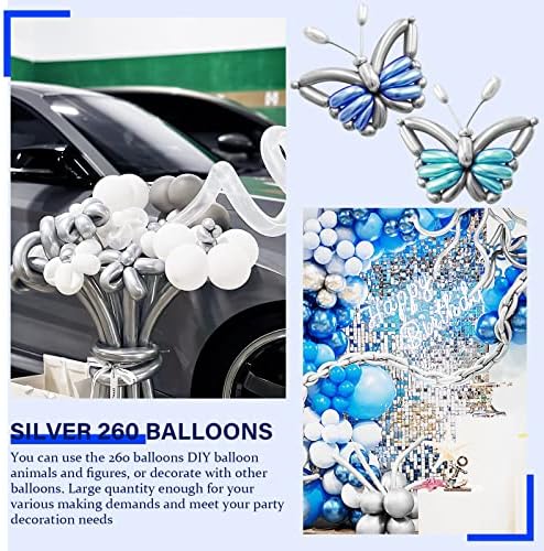 200 komada 260 balona valjanje balona duljine 260 četvornih metara za izradu životinja od balona na vjenčanjima, rođendanima, božićnim