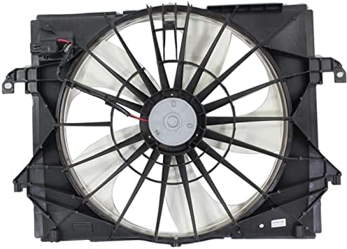 Partswich Novi sklop ventilatora radijatora 3,7L za Dodge Ram 1500 P/U 2009, 2010, 2011, 2012 Prednja strana CH3115164 55056851ag