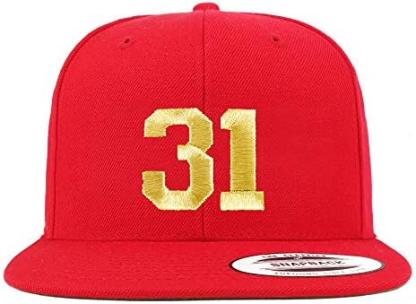 Kupite modnu odjeću od 31 do 31, bejzbolska kapa s ravnim vizirom ukrašena zlatnim koncem