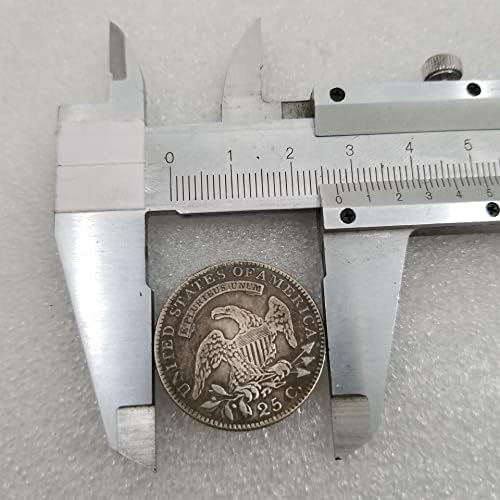Sjedinjene Države 1819. 25C mesing srebrni srebrni dolar srebrni okrugli strani srebrni dolar 3716