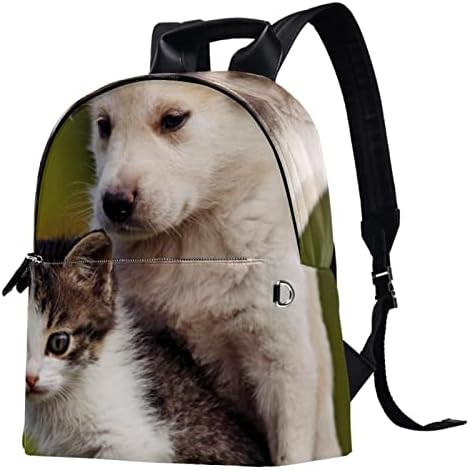 Putni ruksak u paketima, mali ruksak, ruksak za ručnu prtljagu, uzorak životinje, psi, mačke