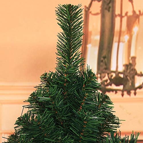 DLPY klasično umjetno božićno drvce Spruce sa šarkiranim božićnim drvetom čvrste metalne noge xmas stablo omalovažavanje automatskog