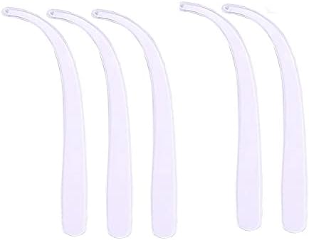 5pcs prozirna akrilna naušnica isprobajte na štapićima naušnice s obručem za uši koje pokazuju uklapanje na štapićima zakrivljena traka